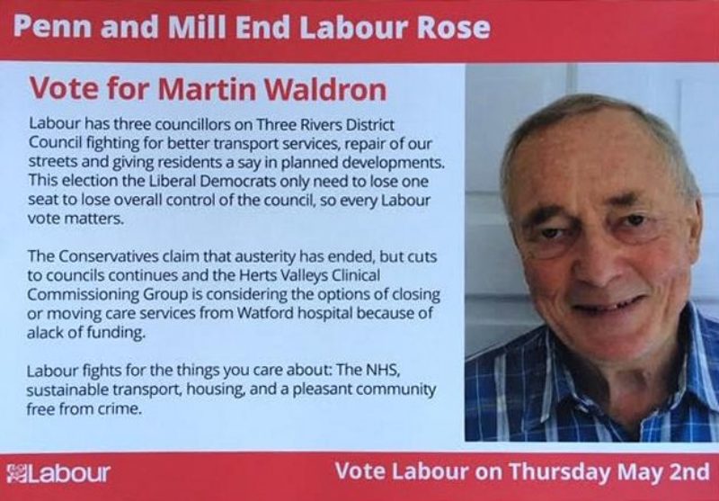 Vote Martin Waldron