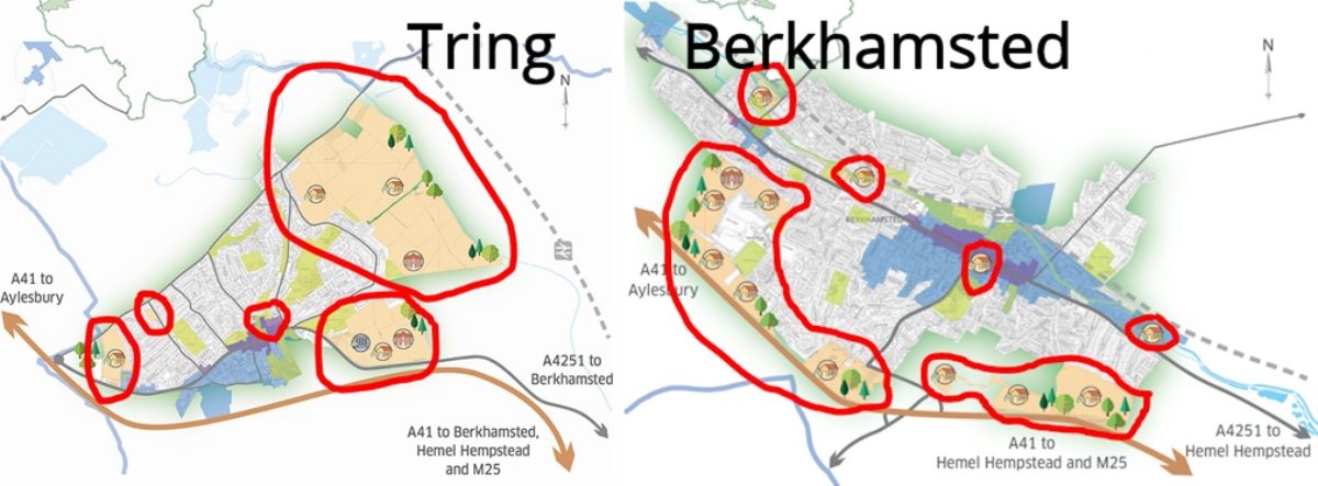 Tring & Berko Development Areas