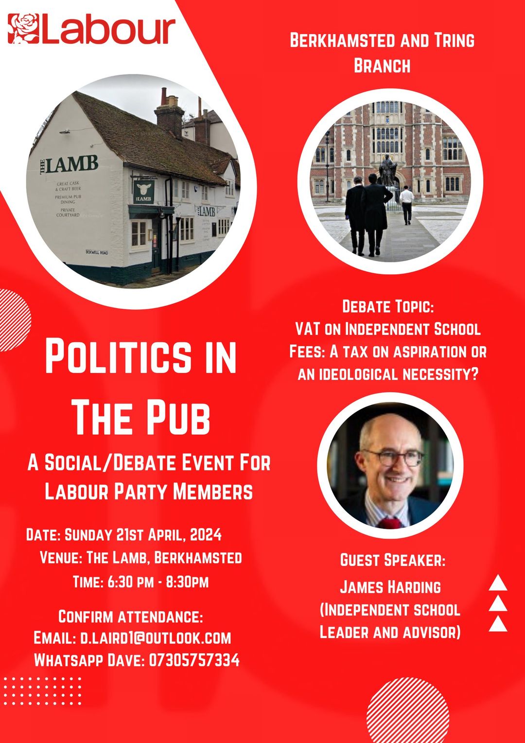 Politics In The Pub 21st April